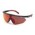 thumbnail image 1 of Adidas SP0015 Half Rim Shield Shiny Black Sunglasses, 1 of 1