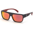thumbnail image 1 of Adidas SP0037 02L 59MM Matte Black/Roviex Mrror Navigator Sunglasses for Men + BUNDLE With. Designer iWear Complimentary Eyewear Kit, 1 of 4
