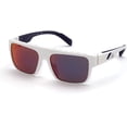 thumbnail image 1 of Adidas SP0037 21Z 59MM White/Gradient Or Mirror Violet Navigator Sunglasses for Men + BUNDLE With Designer iWear Complimentary Eyewear Kit, 1 of 4