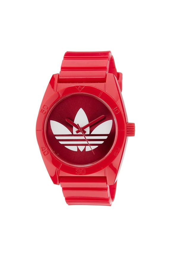 Santiago Series Men's Quartz Red Silicone Watch ADH2655