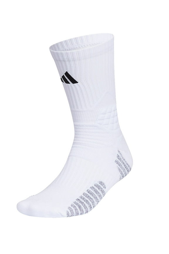 Select Max Cushioned Crew Socks L White