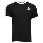 Adidas Short Sleeve 3 Striped Casual T-Shirt Mens