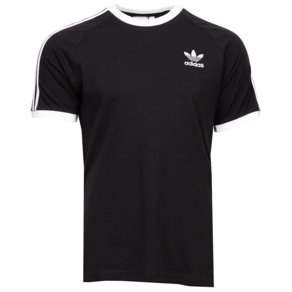 Adidas Short Sleeve 3 Striped Casual T-Shirt (Men's)