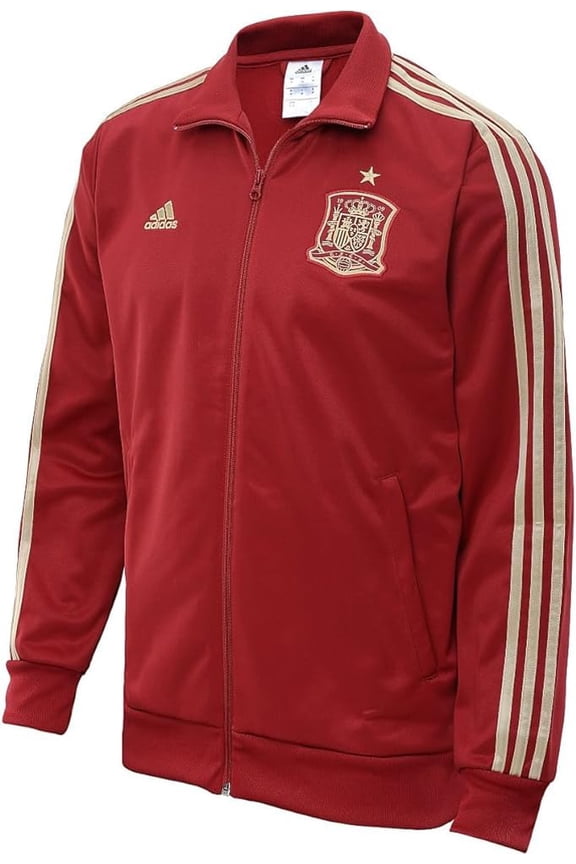 Spain Track Top - Red/Gold