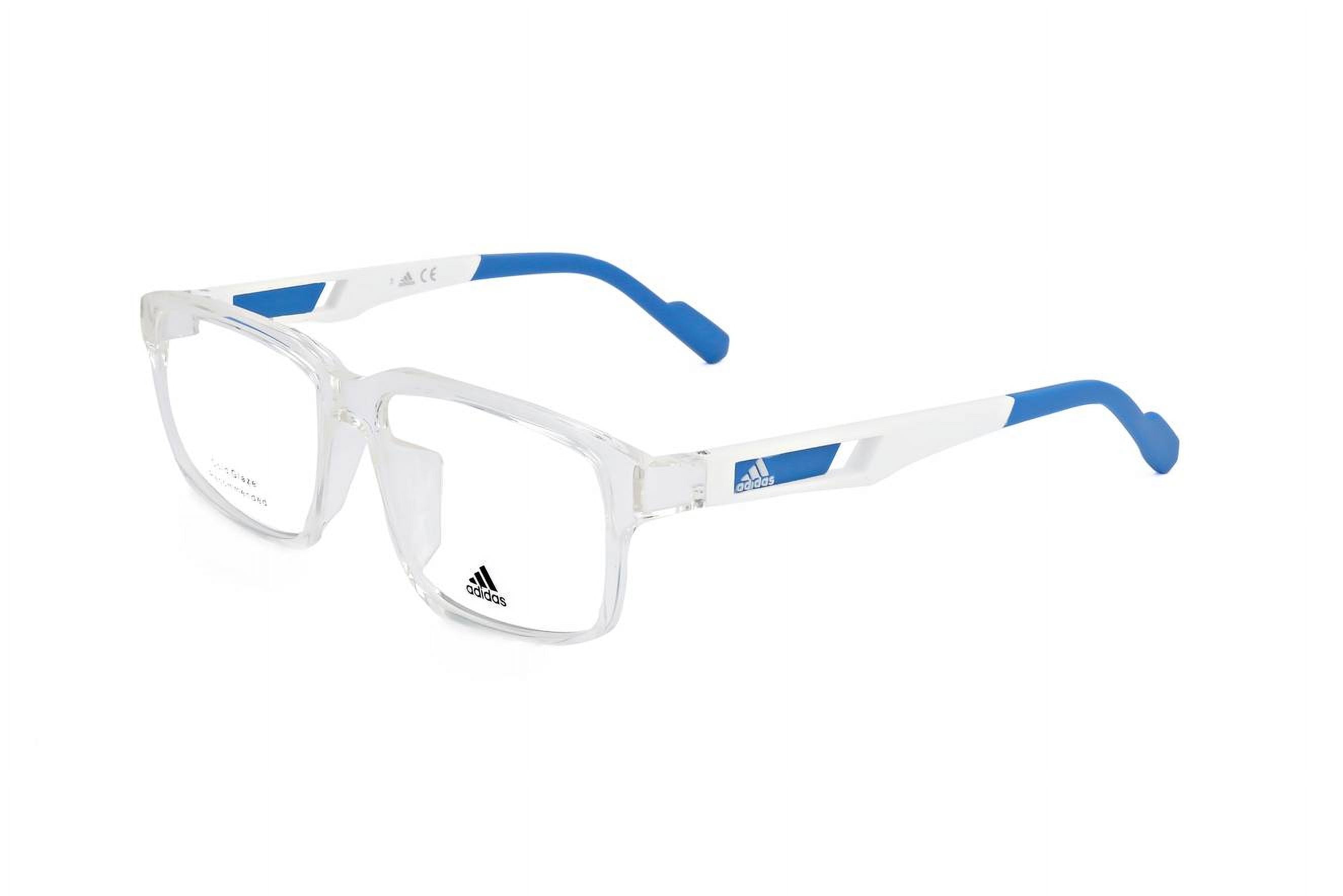メガネ Adidas Eyeglass Frame AOM000O Unisex Lightweight Round l ADIDAS AOM000O.021 000 Navy Mens Round Full Rim Eyeglasses