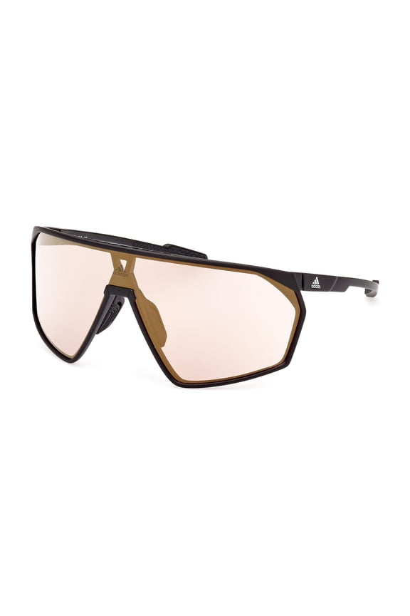 SP0073 02G Shield Sunglasses Men's Matte Black