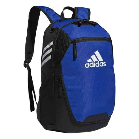 adidas Stadium Team Sports Backpack for Men and Women 36l Durable Athletic Laptop Bag, Royal Blue/3.0, One Size