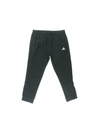 ADIDAS Men Black Solid Track Pants With Side Stripe