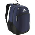 thumbnail image 1 of adidas Striker Sports Backpack for Soccer and More, Workout Bag for Men and Women, Team Navy Blue/Black/White, One Size, 1 of 10