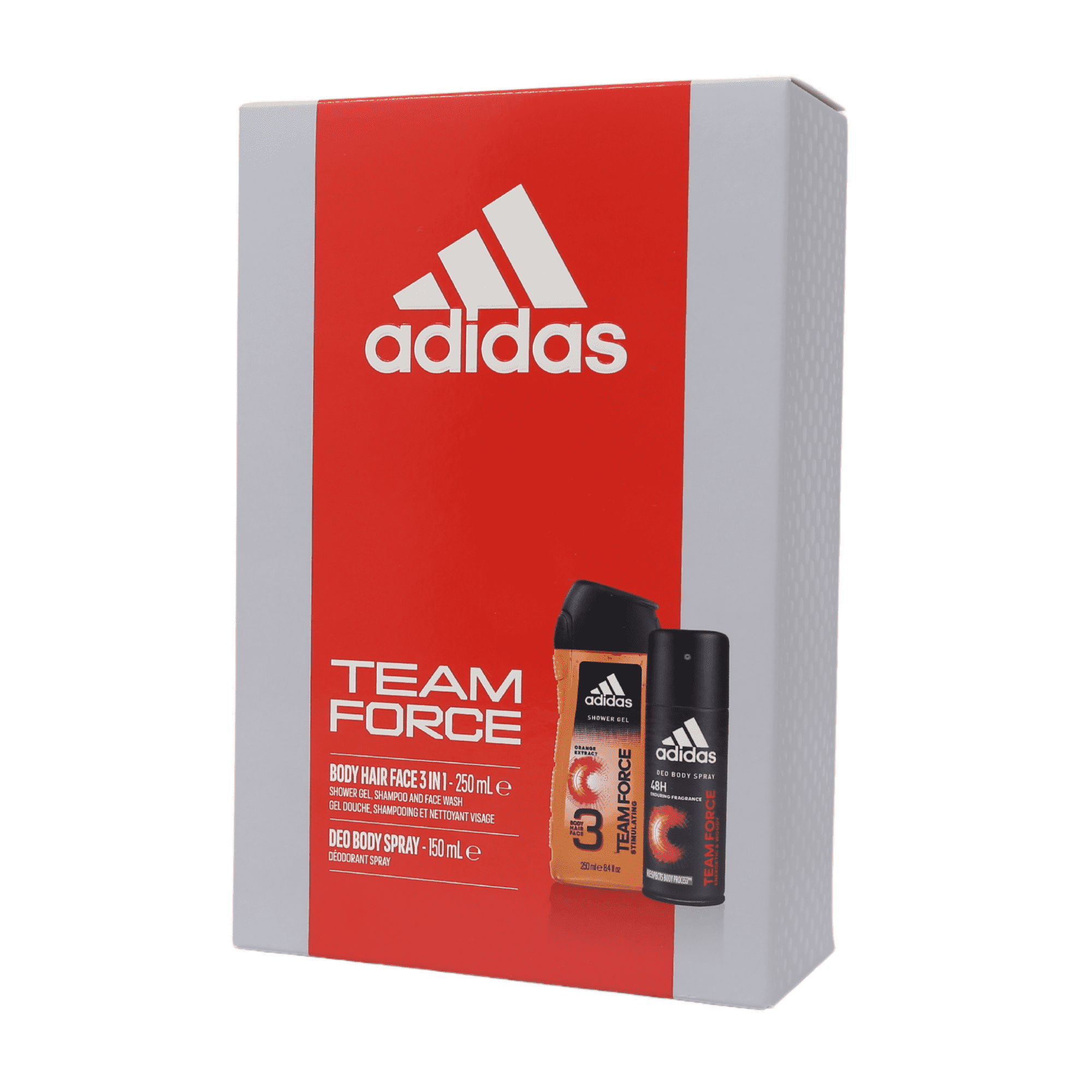Adidas Team Force for Men Set: Shower Gel Shampoo Body