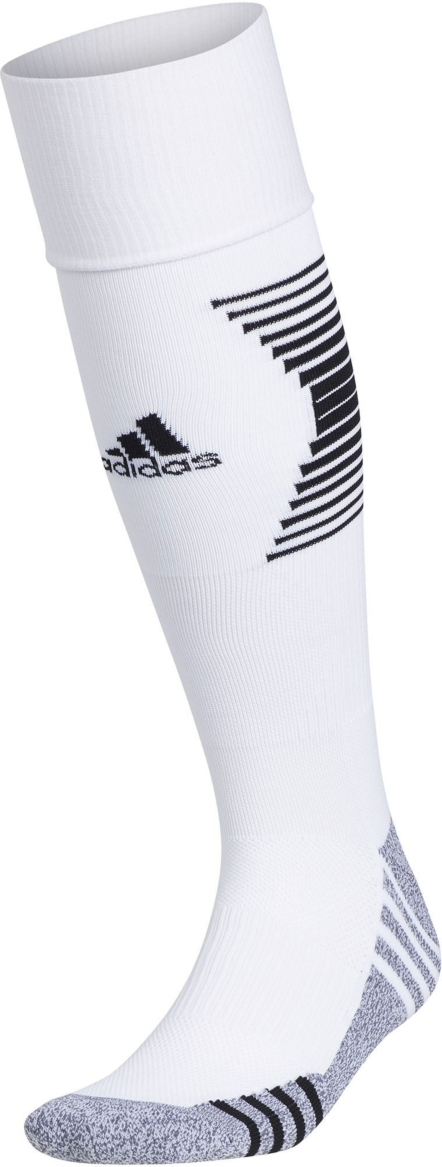 adidas Team Speed Soccer OTC Socks (White/Black, S)