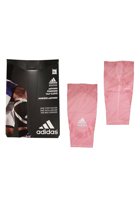Techfit Men's Basketball Jambiere adiPOWER Powerweb Compression Calf Sleeve - Pink