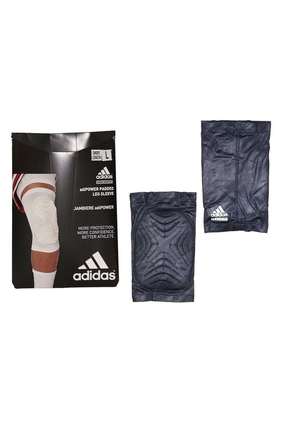 Techfit Men's Jambiere adiPOWER Padded Leg Sleeve Knee Sleeve - Navy