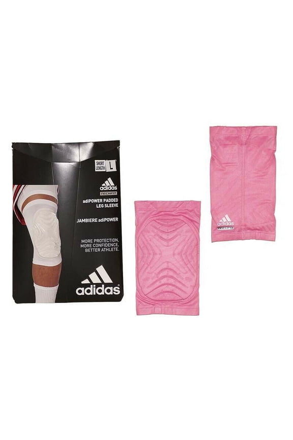 Techfit Men's Jambiere adiPOWER Padded Leg Sleeve Knee Sleeve - Pink