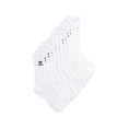 thumbnail image 1 of Adidas Trefoil Crew 6 Pairs Unisex Socks Size 6-12, Color: White, 1 of 8