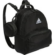 Adidas Unisex Adjustable and Zippered Pouch Shoulder Backpack, Black