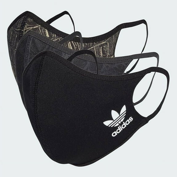 Adidas Unisex Face Covers Facemasks 3-Pack, Multicolor, HD2359