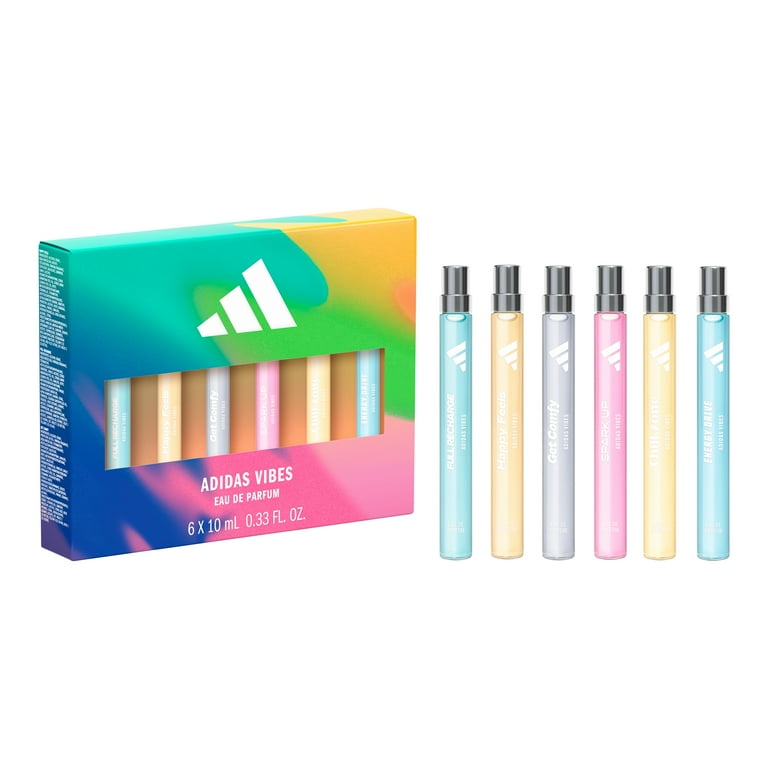 Adidas Vibes Eau De Parfum Discovery Set, 6 x 10 ML - Walmart.com
