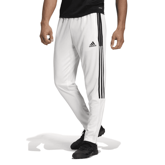 Adidas WHITE/BLACK Men's Tiro 21 Track Pants, US X-Large