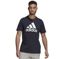thumbnail image 1 of Adidas WHITE/INK Men's Essentials Single Jersey Big Logo T-Shirt, US 2X-Large, 1 of 4