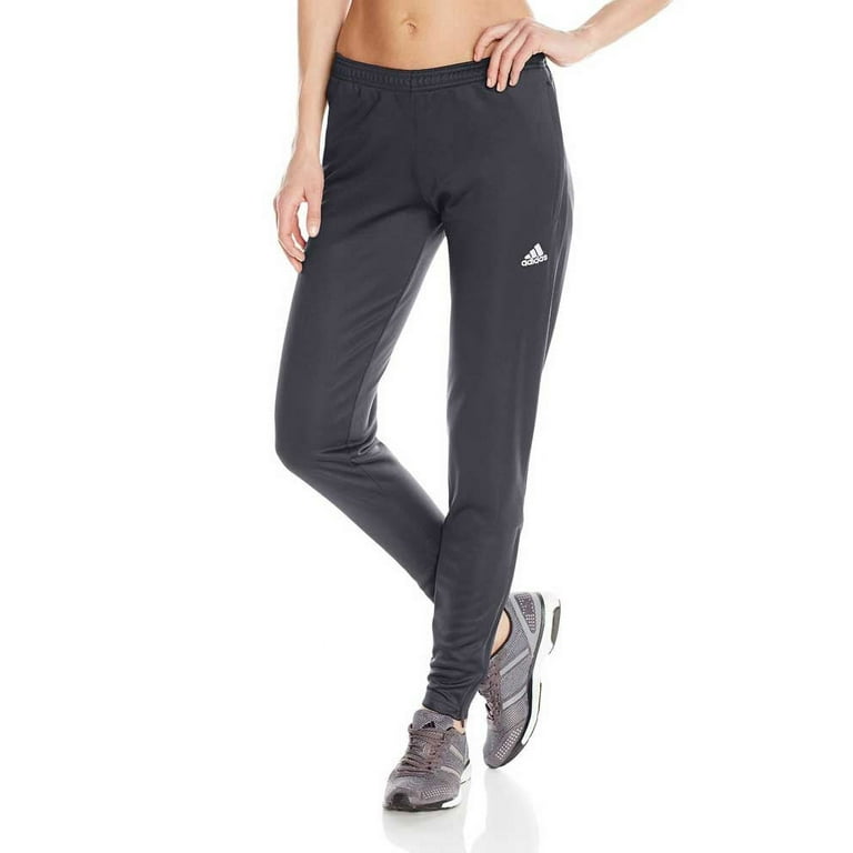 Adidas Women Core Training Pants Dark Grey/White Size US X-Small 