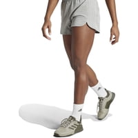adidas Women's Pacer Training 3-Stripes Woven High-Rise Shorts only $8.00