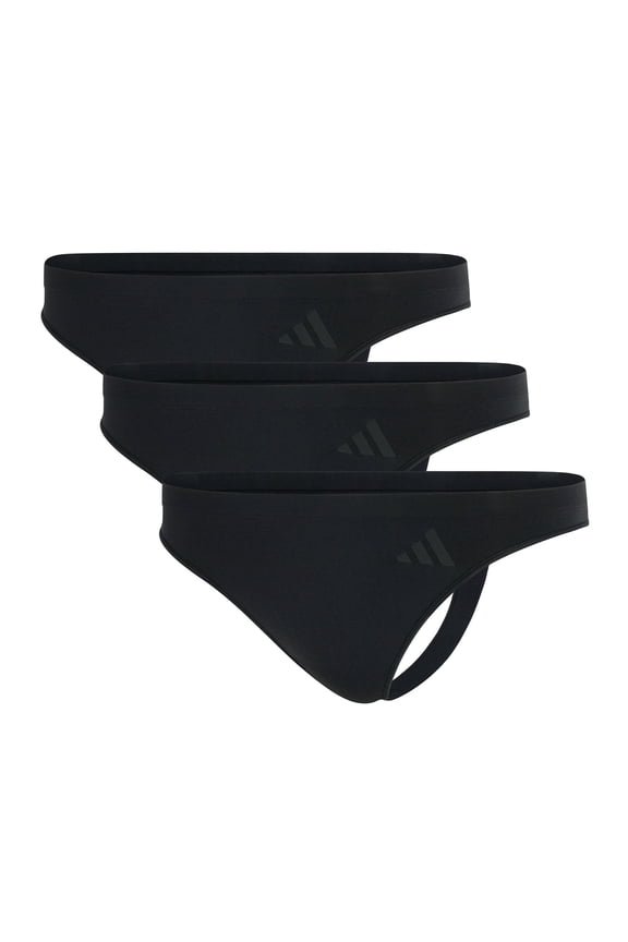 Women String Polyamide Black L