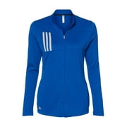 Adidas - Women's 3-Stripes Double Knit Full-Zip - A483 - Team Royal/ Grey Two