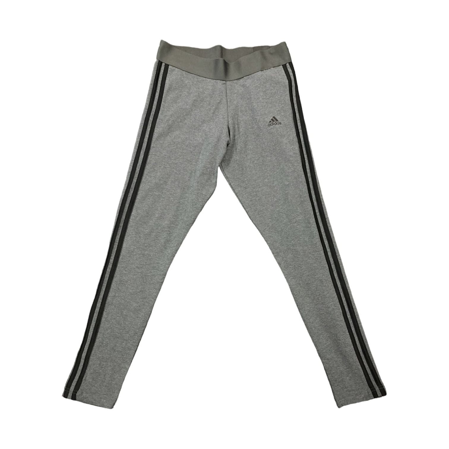 Adidas Women's Stripes Tight Fit Athletic Elastic Waist Legging