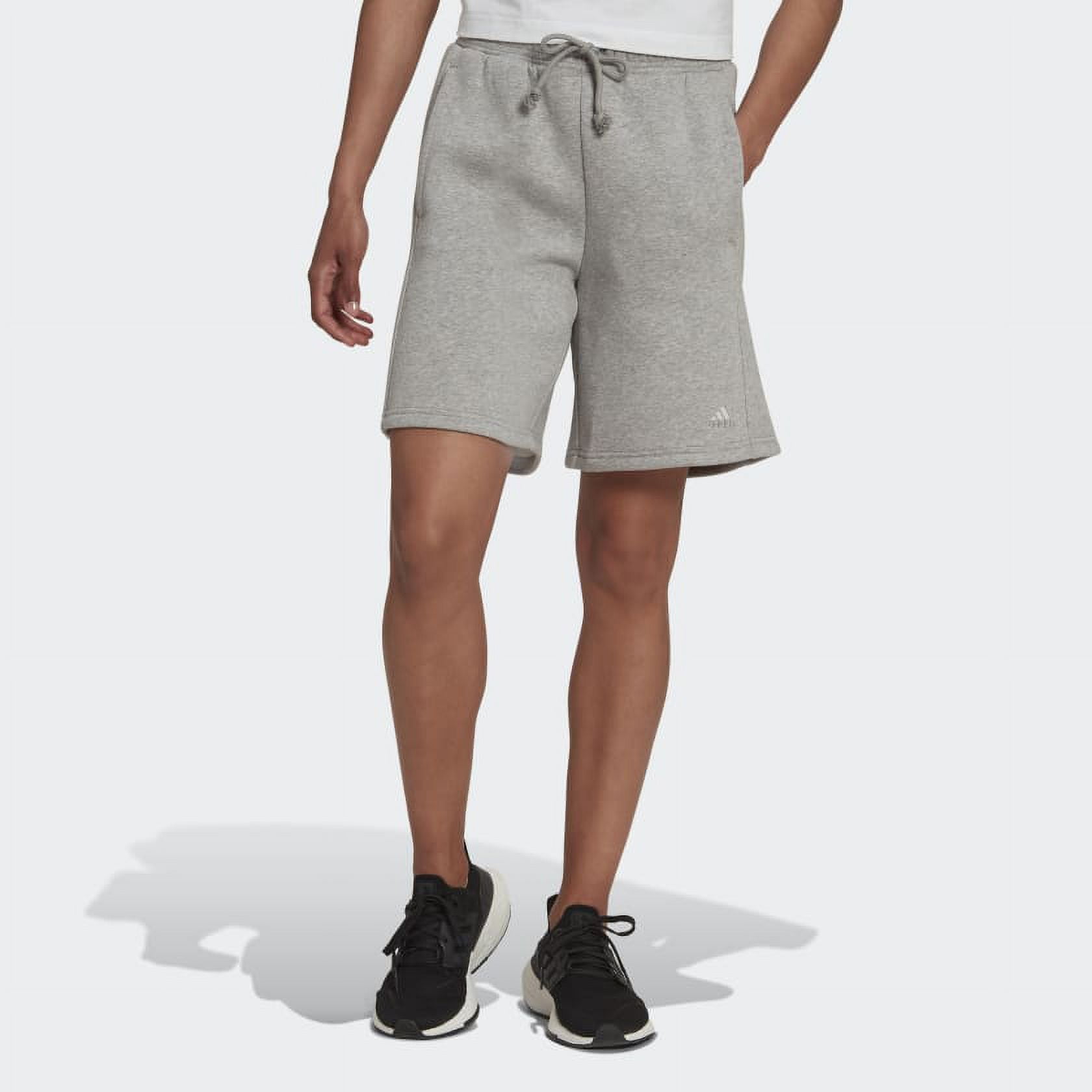 アディダス レディース ハーフパンツ adidas Women's Sportswear ALL SZN Fleece Shorts - Medium Grey Heather Adidas Women's All SZN Fleece Shorts, Medium Grey Heather