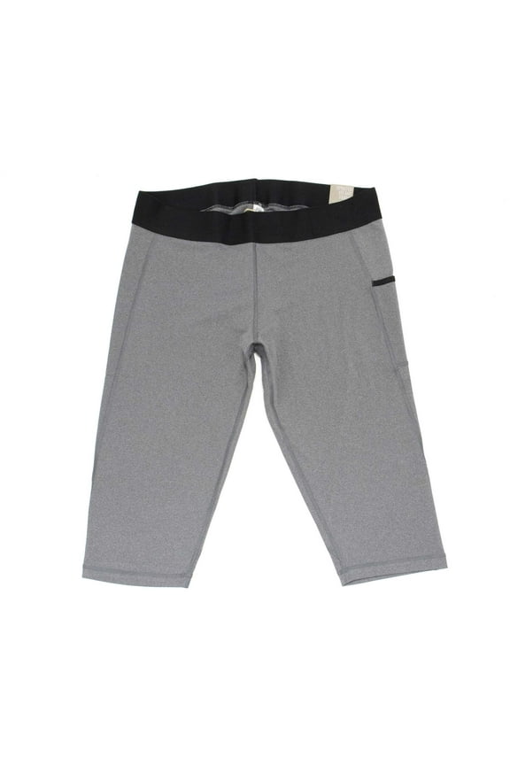 Women's Alphaskin Sport Capri 3/4 Training Tights, Dark Grey Heather,XL - US