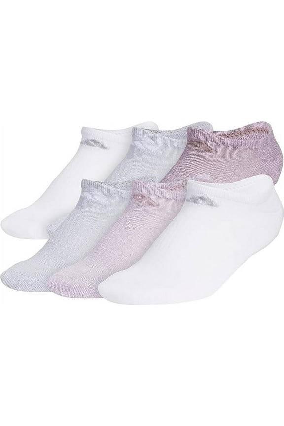 Women's Athletic Cushioned No Show Socks, 6 Pack, Medium