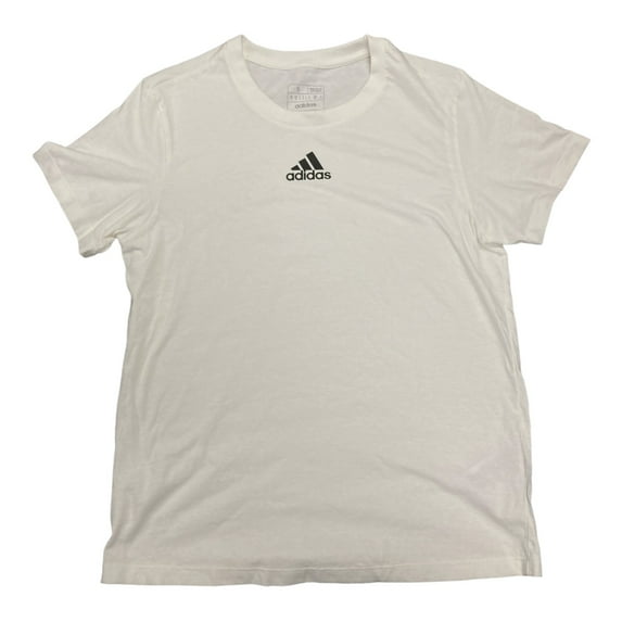 Adidas Women's BOS Active Short Sleeve Regular Fit Tee Shirt (White, S)