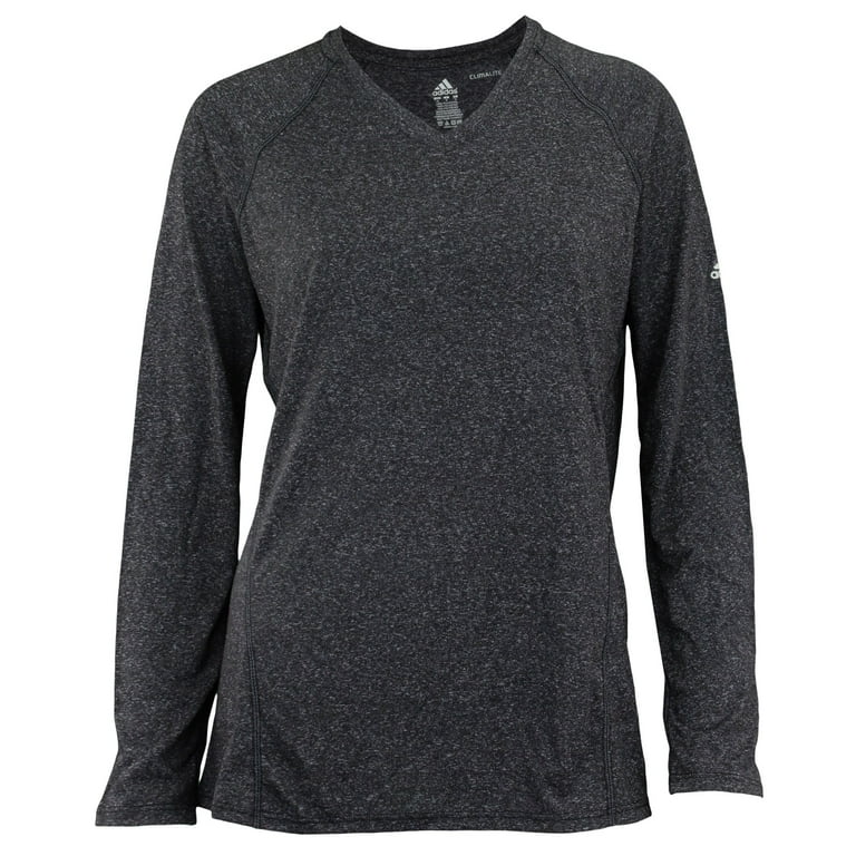 Adidas Women s Climalite Performance Long Sleeve Tee Color Options Walmart