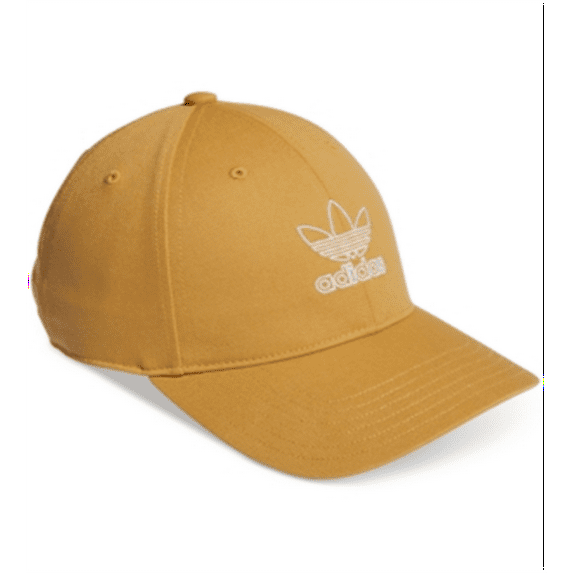 Adidas Women's Cotton Relaxed Outline Logo Cap Brown Size One Size