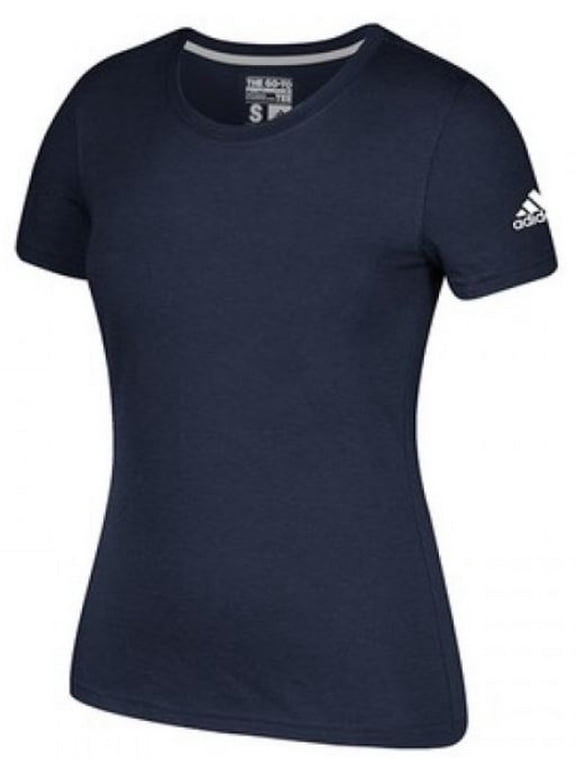 Women's Go-to Performance Short Sleeve Crew Athletic Tee Top (Navy, XL)