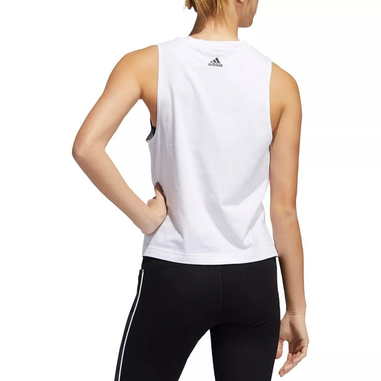 Adidas Women s Knotted Graphic Tank Top Color Options Walmart