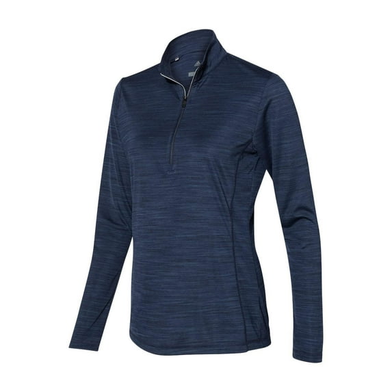 Adidas - Women's Lightweight Mélange Quarter-Zip Pullover - A476