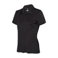 thumbnail image 1 of Adidas - Women's Mélange Polo - A403 - Black Melange - Size: L, 1 of 3