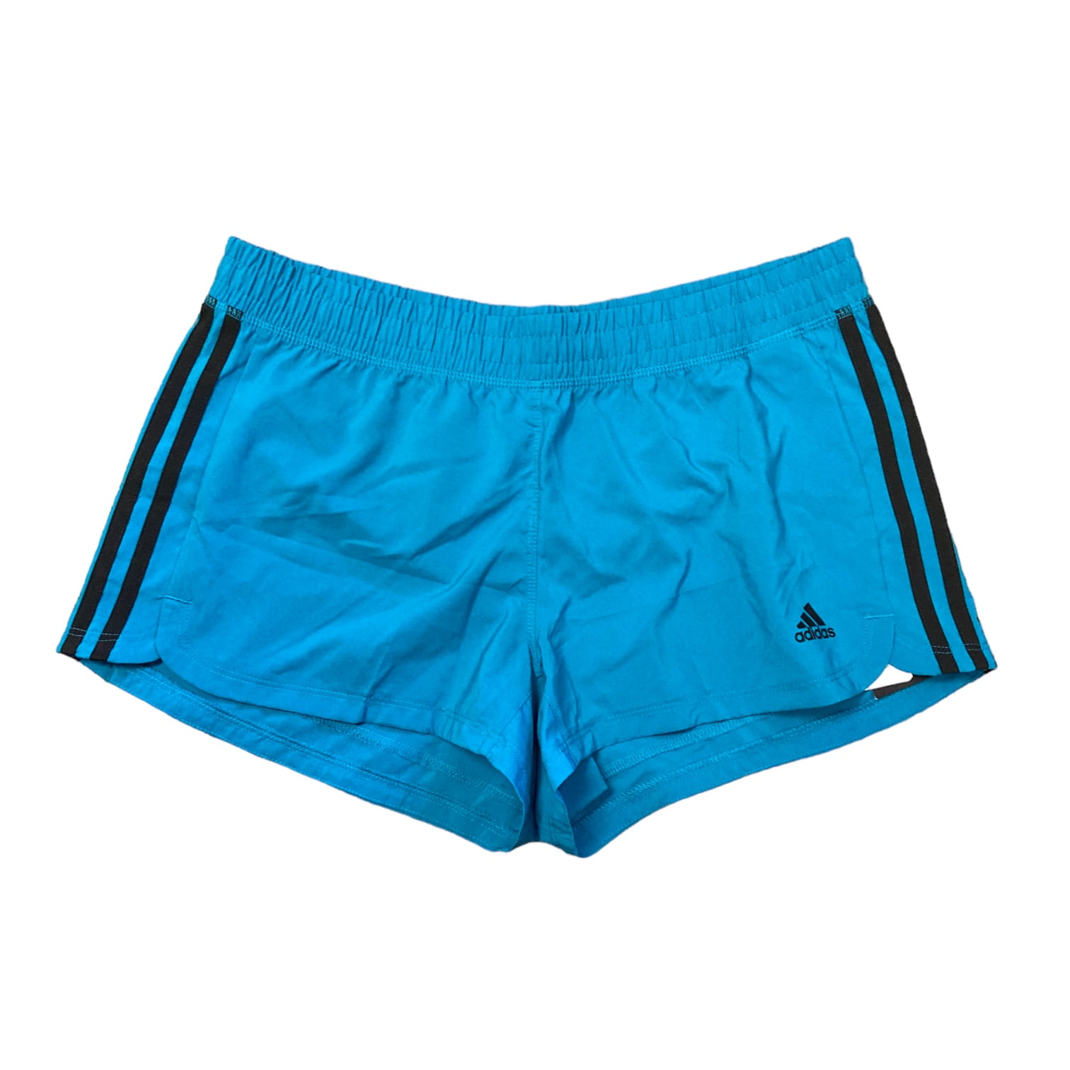 Pacer Adidas Womens Blue Shorts Adidas Women's Pacer Stripe