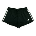 Adidas Women's Pacer 3 Stripe Woven Polyester Gym Shorts