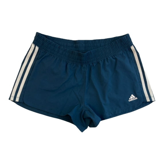 Adidas Women's Pacer 3 Stripe Woven Polyester Gym Shorts