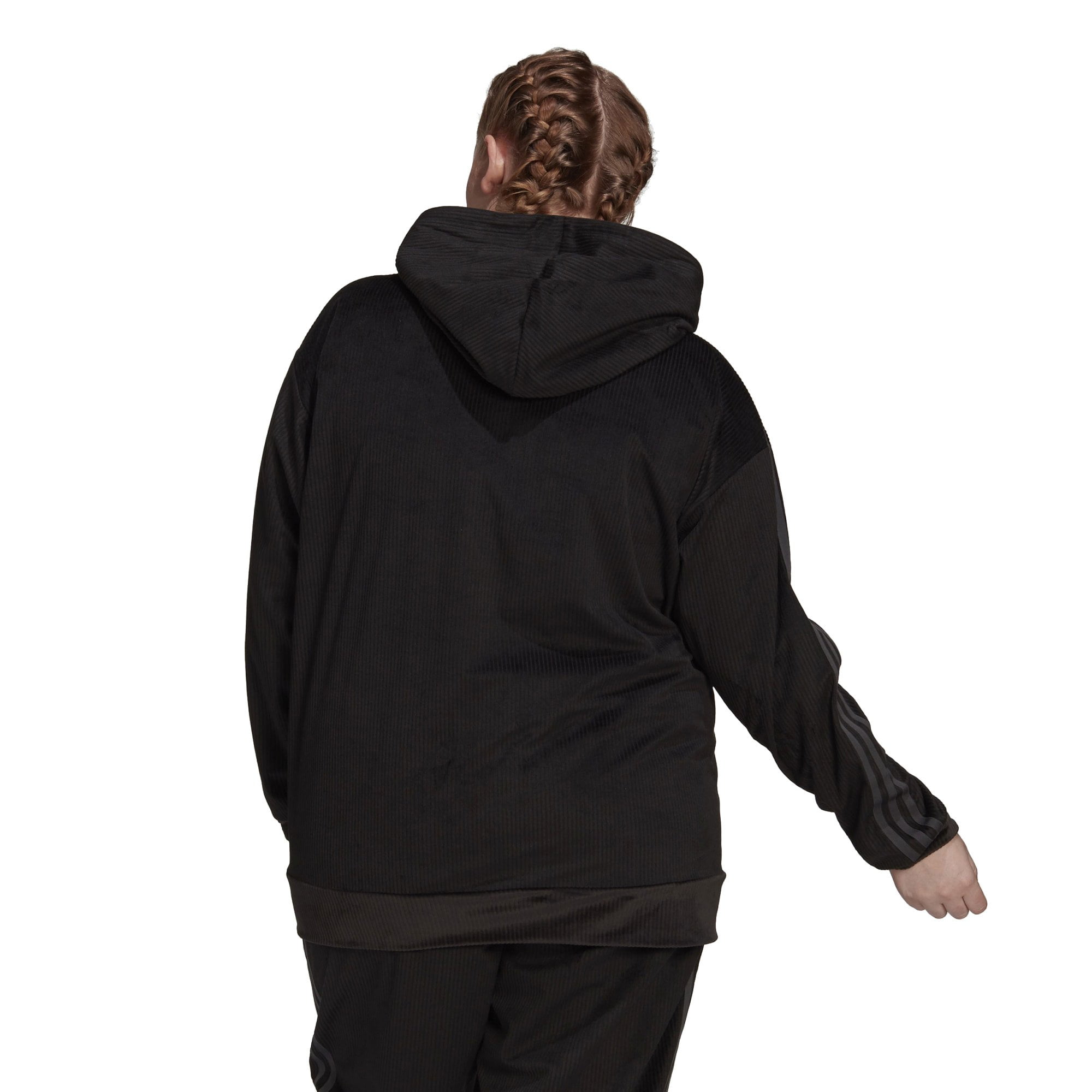 Adidas velvet hoodie online women's