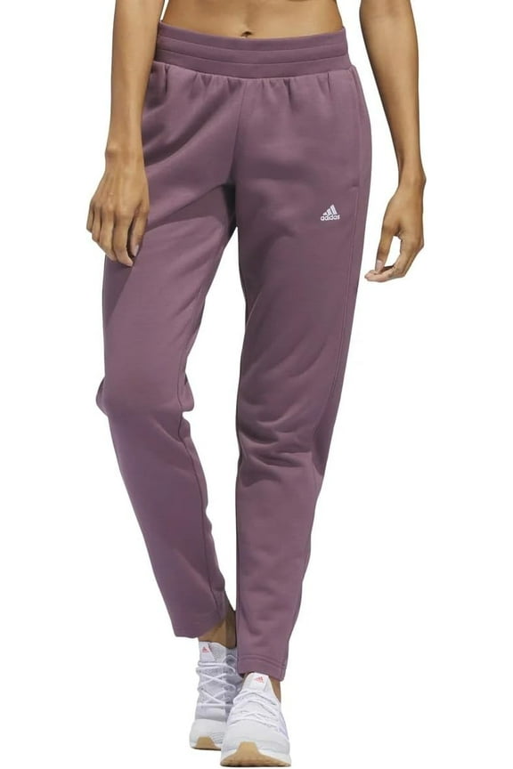 Womens Relaxed Fit Tapered Legs Fleece Pant Small Shadow Fig in Color