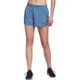 thumbnail image 1 of Adidas Women's Run Icons 3-Stripes Running Shorts HB9335 Altered Blue, 1 of 3