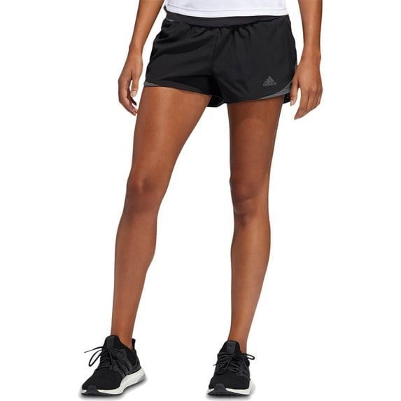 Adidas Women's Run It Climalite Workout Shorts Black Size -LX3"