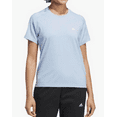 thumbnail image 1 of Adidas Women's Short Sleeve Stretch Active Tee Shirt Blue Medium, 1 of 2