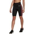 thumbnail image 1 of Adidas Women's Standard Designed 2 Move High-Rise Short Sport Tights, Black/Rose Tone, Small, 1 of 6