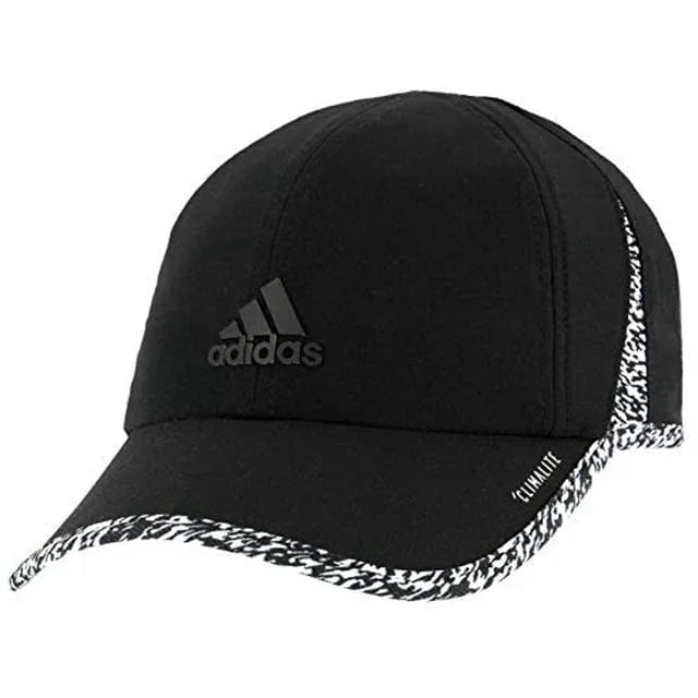 New Adidas Black Hat OS Adidas Aeroready Running Hat OS Black Polyester Performance  main image 4