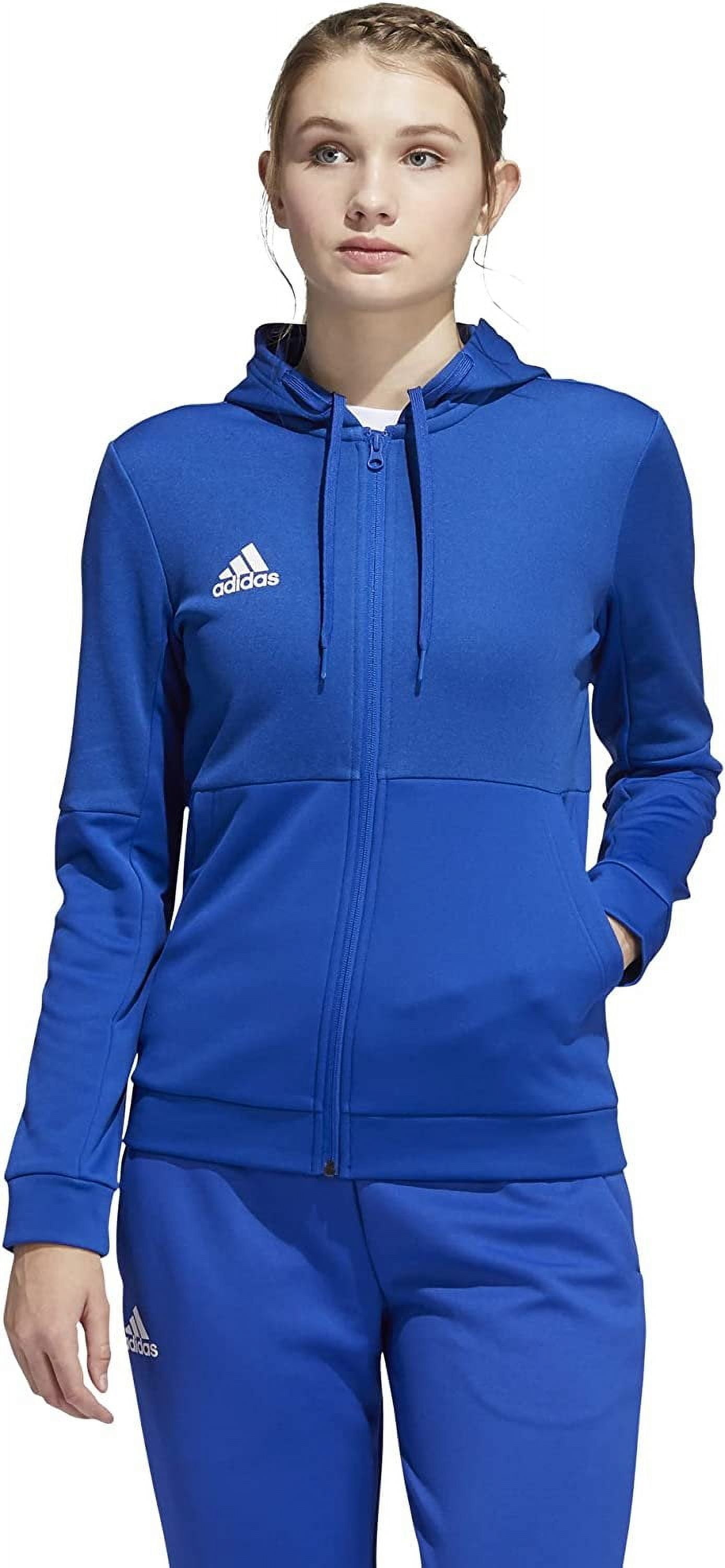 FQ0190 Adidas Issue Full Zip Jacket Women's Casual Royal Blue/White S